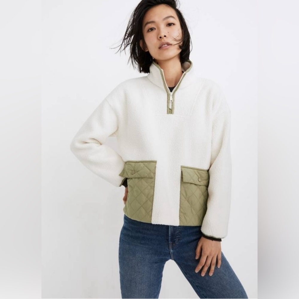 Madewell Women's Quilted Pocket Popover Jacket